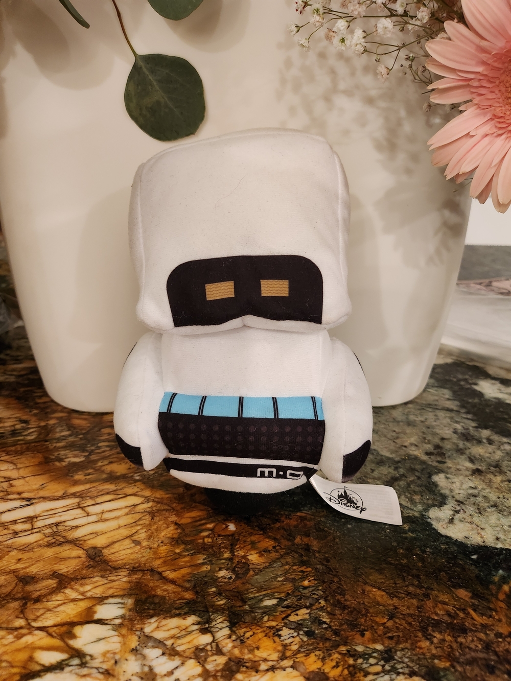Disney White and Blue Robot Plush